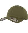 YP004 6277 Flexfit Fitted Baseball Cap Olive Green colour image